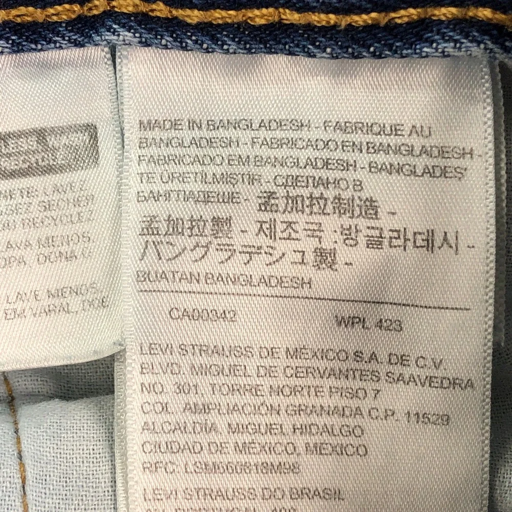Levis 505 Mens Jeans 36x34 (fits 36x32) Relaxed Straight Leg Blue Medium Wash